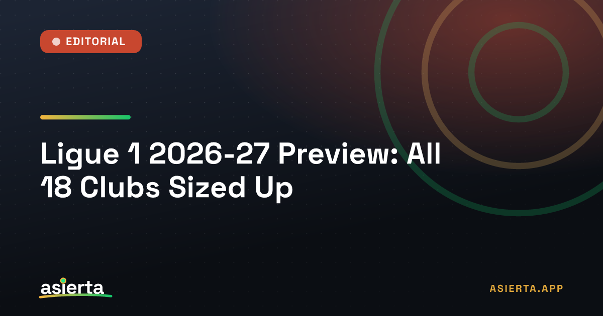 Ligue 1 2026-27 Preview: All 18 Clubs Sized Up