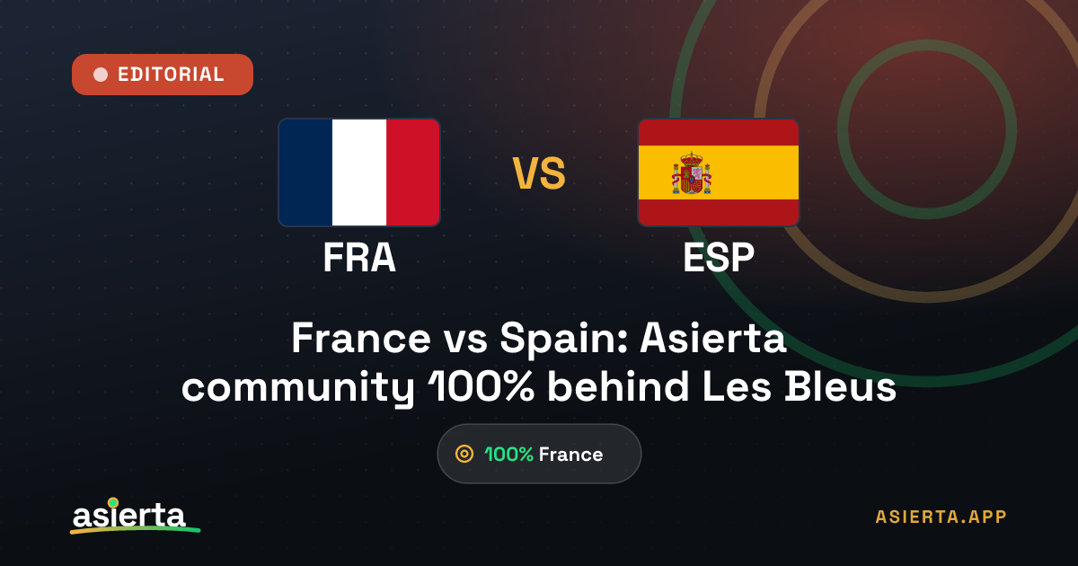 France vs Spain: Asierta community 100% behind Les Bleus