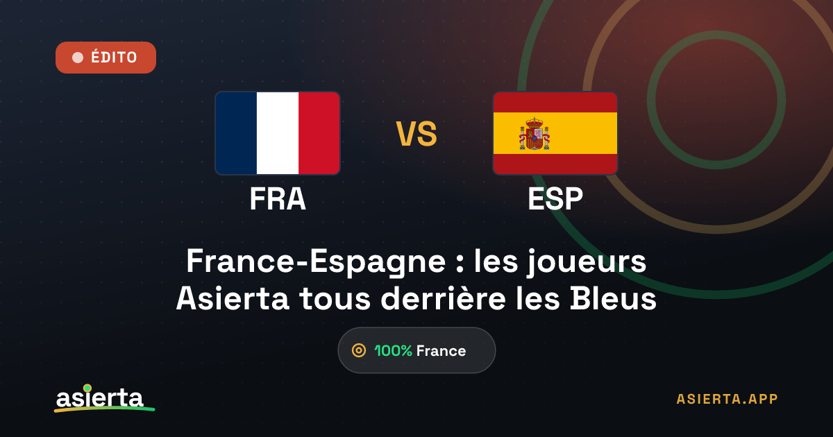 France-Espagne : les joueurs Asierta tous derrière les Bleus
